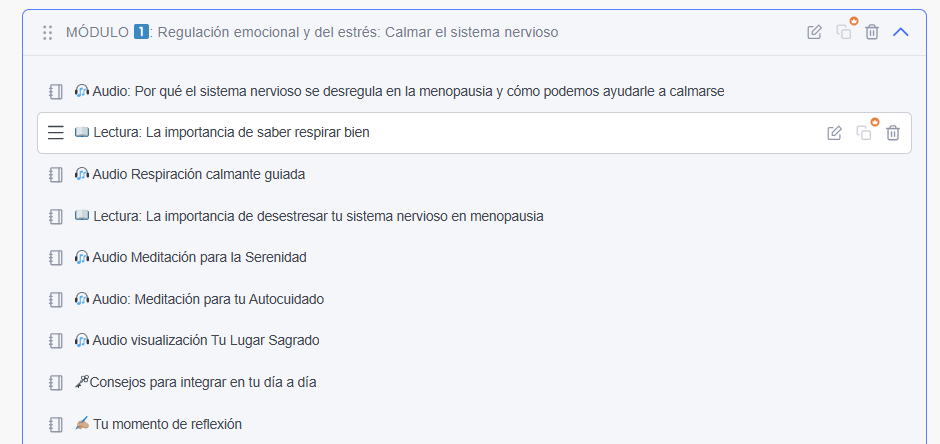 Menoserena temario 0